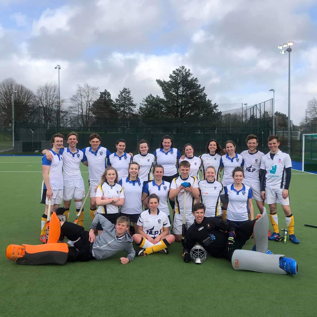 CSMMHC's tweet image. Taking on South West unis in the mixed intermural tournament with CSM Ladies Hockey! Congrats to all the lads and ladies with both teams playing against eachother in the 3rd/4th playoff. Many thanks to @ExeterUniHC for hosting a great day and raising money for @MindCharity ⚒🏑