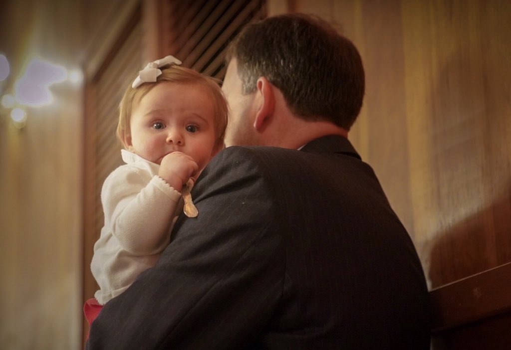 Campaigning is fun, but I sure miss my girls. They don’t get to travel with me very often, so I was thrilled to have Lauren and Cora Beth join me in Pontotoc Friday night. Though this was Cora Beth’s first taste of campaigning, I think she’s a natural! #MWforSOS