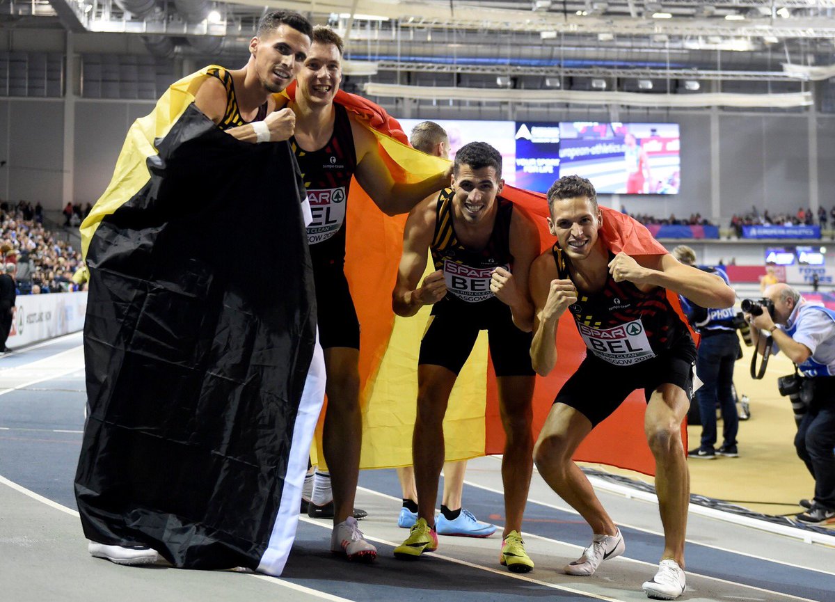 Gold 🇧🇪 #ECIndoor #Glasgow2019