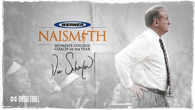 Bill_Martin's tweet photo. Lose four starters from last year’s team. Lose another this year to injury. Still win the @SEC outright with 27-2 overall record, 15-1 in league play. @CoachVic_MSU for National Coach of the Year. #HailState https://t.co/3293rfolFI