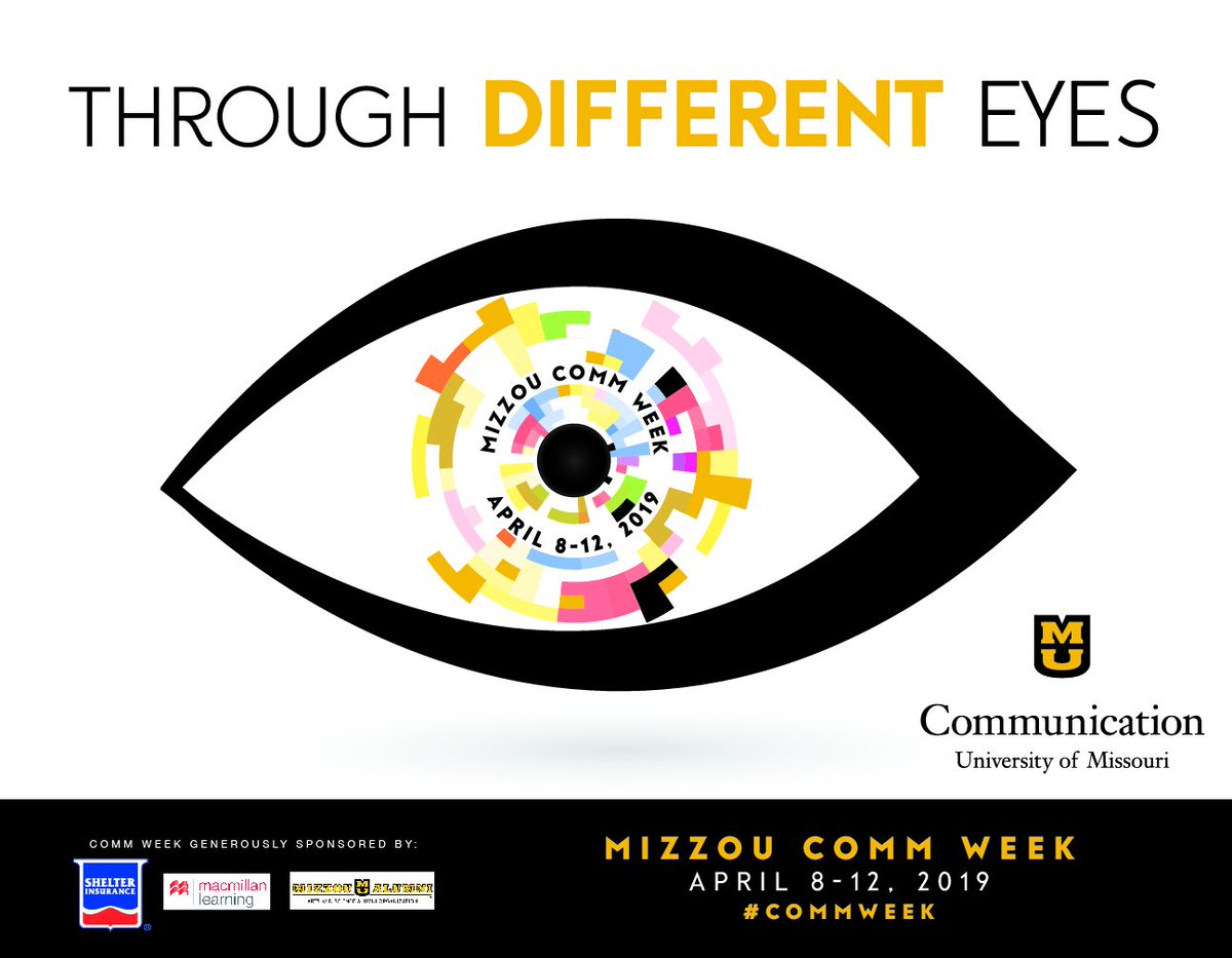 MizzouComm's tweet photo. Mark your calendars for #COMMweek19 https://t.co/oJedHsCf9s