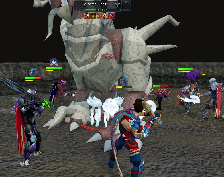 IncisionRS's tweet image. Having a good ol classic clan Corp event 😁