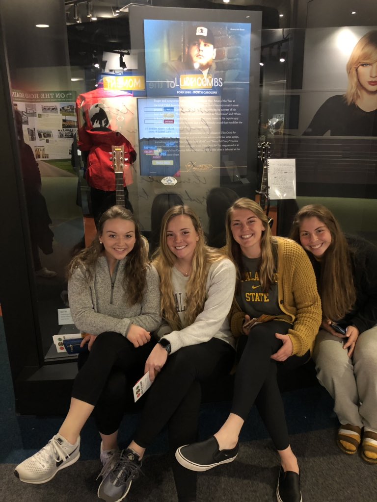 AppStateSB's tweet image. App State pride! Spotted the @lukecombs exhibit at the @countrymusichof.  ⛰ #GoApps