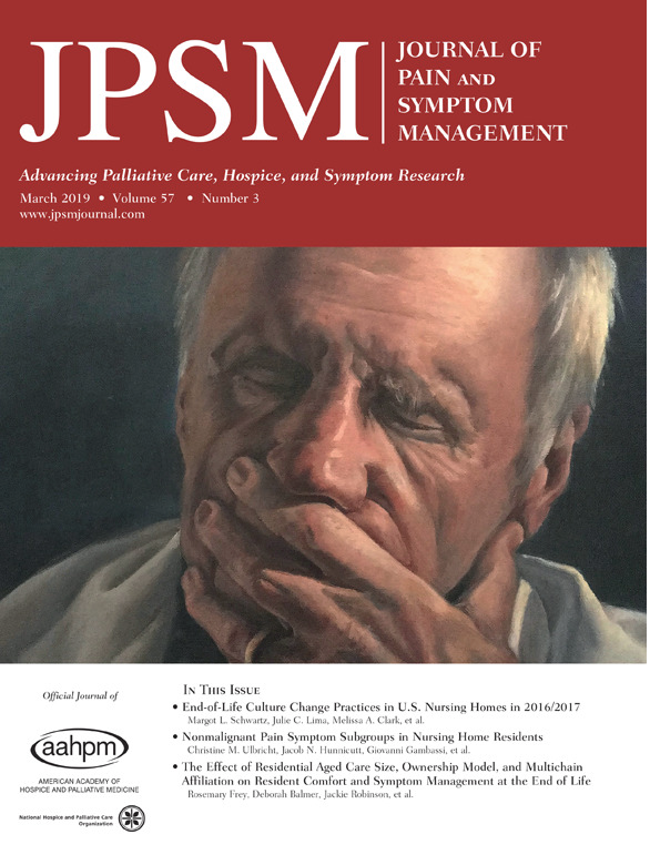 JPSMjournal's tweet photo. The March Issue of the @JPSMjournal is out! https://t.co/Y2BRax0uVh
Topics covered: Predatory publishing in #PalliativeCare, #LVAD, Palliative Sedation, #EoL in Nursing Homes, Symptoms in Renal Disease #NephPal, Spirituality, Adv Care Planning, Methadone & more!
#hpm #hpm19 https://t.co/FvDTuexh2D