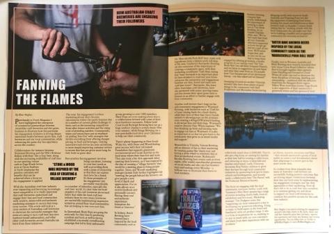 New Article: 'Fanning The Flames'
Check out my latest read in this month's <a href="/Frothbeermag/">Froth Beer Magazine</a> available free at all good craft beer bars and bottle-o's.
Interviews with <a href="/TwoBirdsBrewing/">Two Birds Brewing</a> <a href="/stoneandwood/">stone & wood</a> to look at how 15+ Aussie craft breweries value #FanEngagement to win over beer fans.