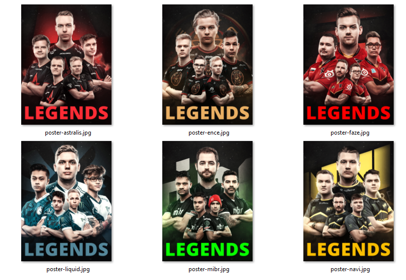I'm selling some posters I did for the IEM Katowice 2019, if you wanna buy any of them, go here:

sellfy.com/okdk