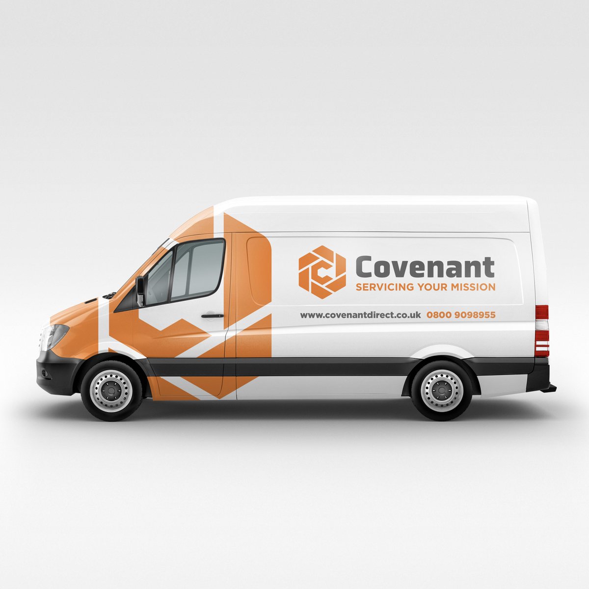 New logo and identity we created for Covenant.