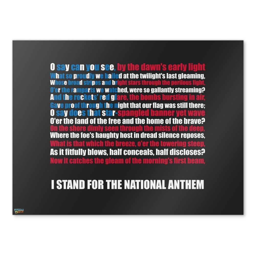 SpecialOpsTF's tweet image. It's #NationalAnthemDay - Stand tall, stand proud. 

The lyrics come from the Defence of Fort M'Henry, a poem written on September 14, 1814, by amateur poet Francis Scott Key. #whyistand