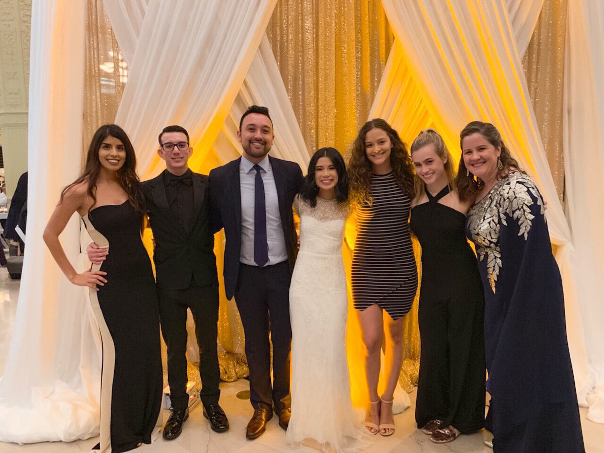 JoshuaMGarcia18's tweet photo. I want to thank professor @NancyVanLeuven for introducing me to my group members and our service learning Client! Last night was a memorable night for sure and the six of us are so glad to help make this gala the best for Jennifer and Joana and the DSACC! #PRDogs #DSACC20Years https://t.co/SS669b2Jji