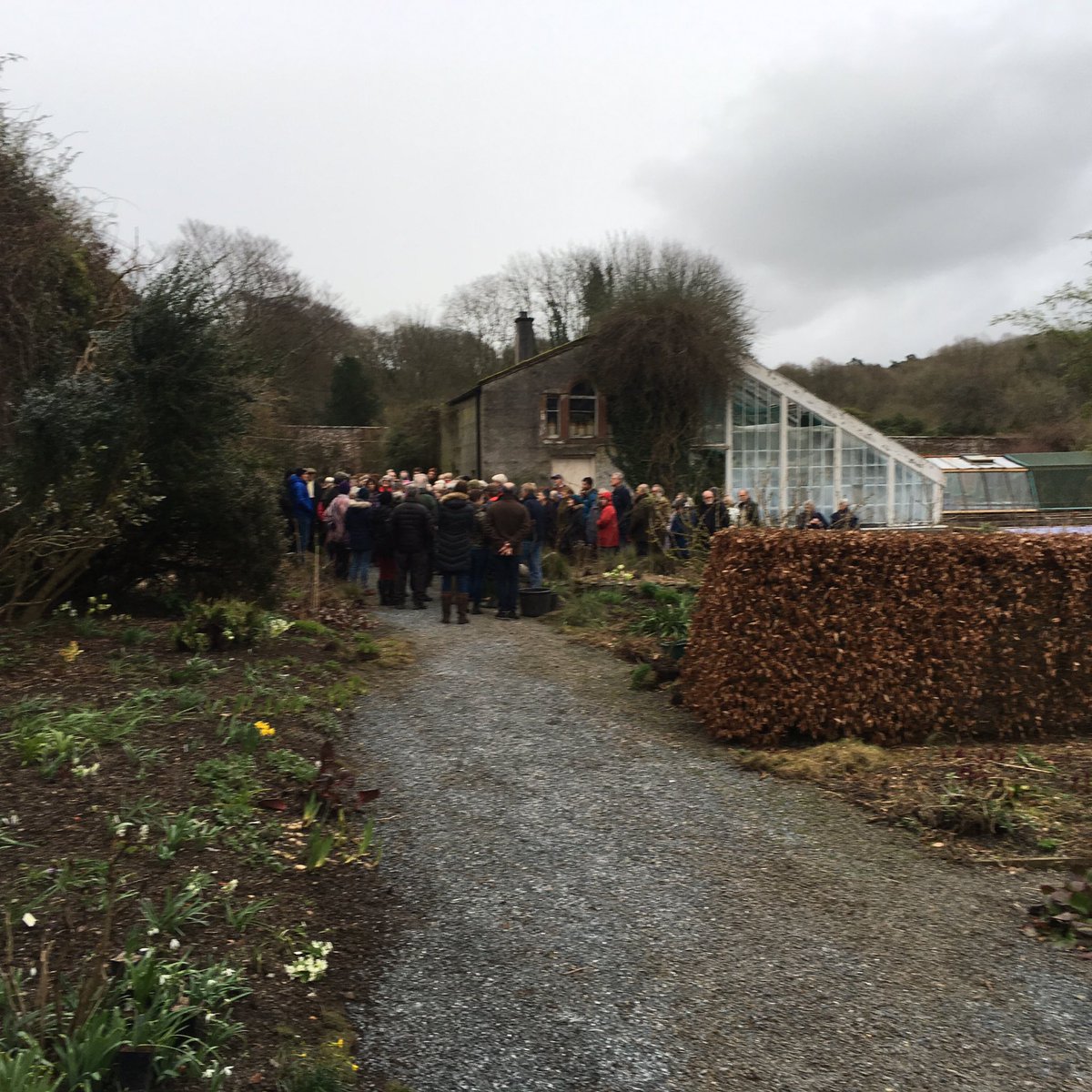Well what a wonderful surprise! Over 100 people supported Kevin today and attended his past and present tour.
Thanks to all who came and thanks for being so patient in the plant centre queue.