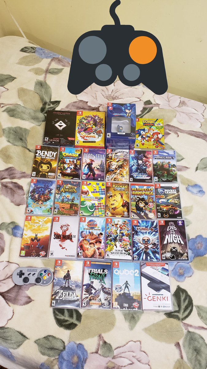 notyonormaldude's tweet photo. Happy #Switchiversary thought I share a picture of my little collection.  it might be as awesome as @JPSWITCHMANIA collection but we all have to start somewhere right?😎 the back log is real #Nintendo #NintendoSwitch #Switchiversary #physicaloverdigital https://t.co/qs7RNCpBt0