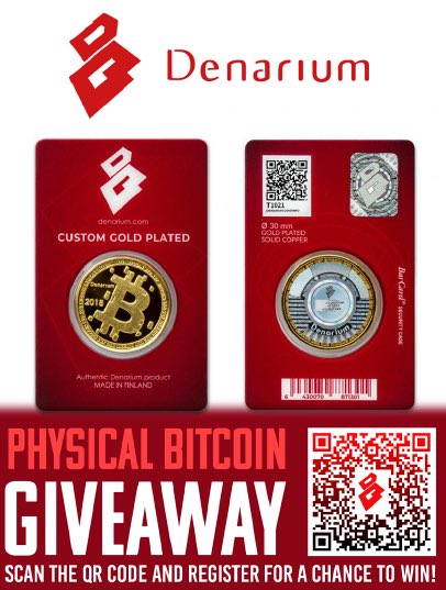 This months issue features another hardware wallet giveaway. This time it’s @denariumbitcoin’s physical bitcoin wallet! Scan the QR code to entered to win. #crypto $btc #hardwarewallet #giveaway 

Sign up: rebrand.ly/Spring_Special