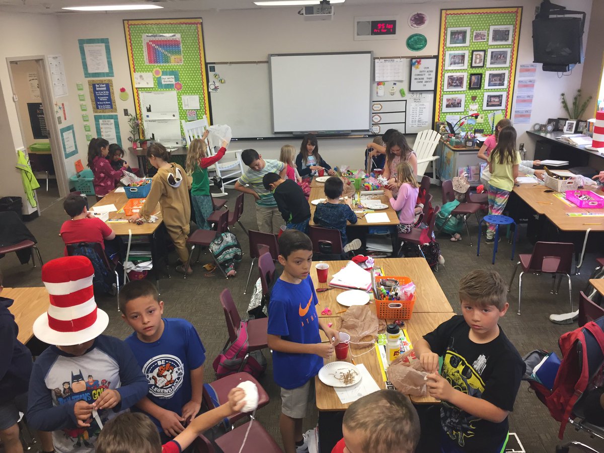 LS_3rdGrade's tweet photo. Horton Hatches the Egg! We did an egg drop STEAM activity.  The goal was to design and build a vessel for an egg that was dropped from different heights! Just like Horton... we were faithful to our eggs 100%! @LegendSprings https://t.co/omFf53Diwu