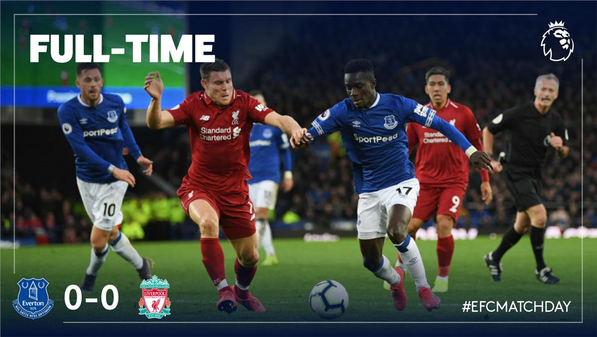 FT | It ends all square at Goodison Park. #EFCmatchday