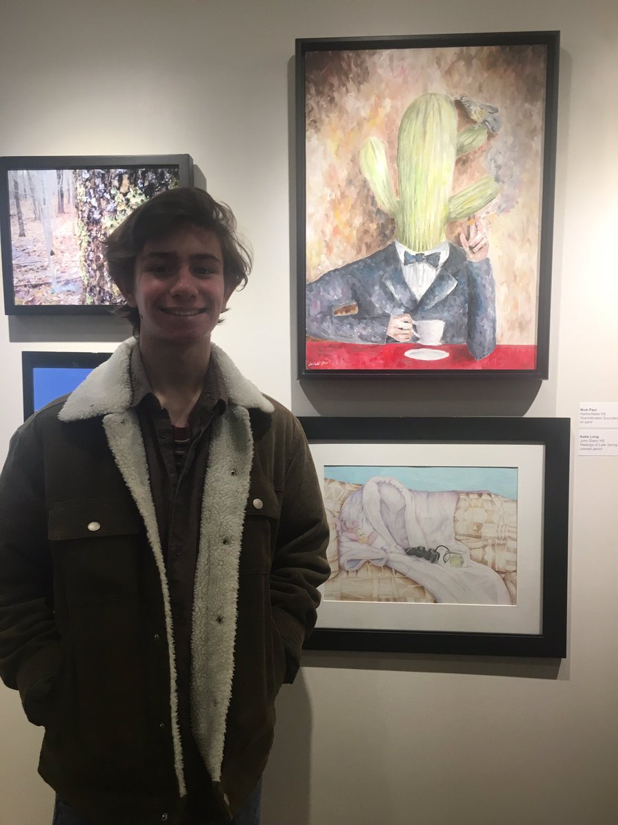 HarborfieldsArt's tweet photo. Congratulations to our AP art students! Their work was selected for this year’s Go Ape exhibit at the Art League of Long Island! Excellent job! @HarborfieldsArt @HarborfieldsCSD @HarborfieldsHS https://t.co/MSZccVwXq5
