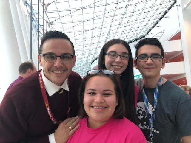 RMSH_Pirates's tweet photo. We are so proud of Caroline Margolis, Kayla Malott, & Andy Mulkay for their participation at ACDA National Conference & Honor Choir. RMEC was HONORED to be the only @MDCPS present in Kansas City! #PiratePride ⚓️ #MDCPS #MagnetSchool #Chorus #VPAAcademy #RMECVPARocks #ACDA #Music https://t.co/KTWGwLJnsA