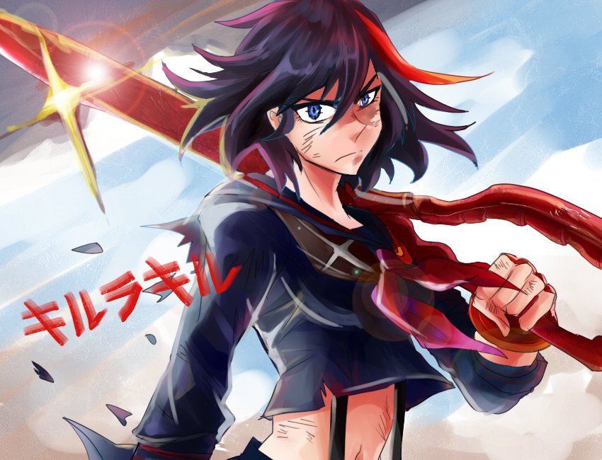 DonotPursueLuBu's tweet photo. Im in a very Kill La Kill mood today so ima start today off strong with some Ryuko Matoi application and lovin because you can never get enough of her~ 
#KillLaKill #RyukoMatoi #AmazingCharacter https://t.co/4VQp0uaNxM