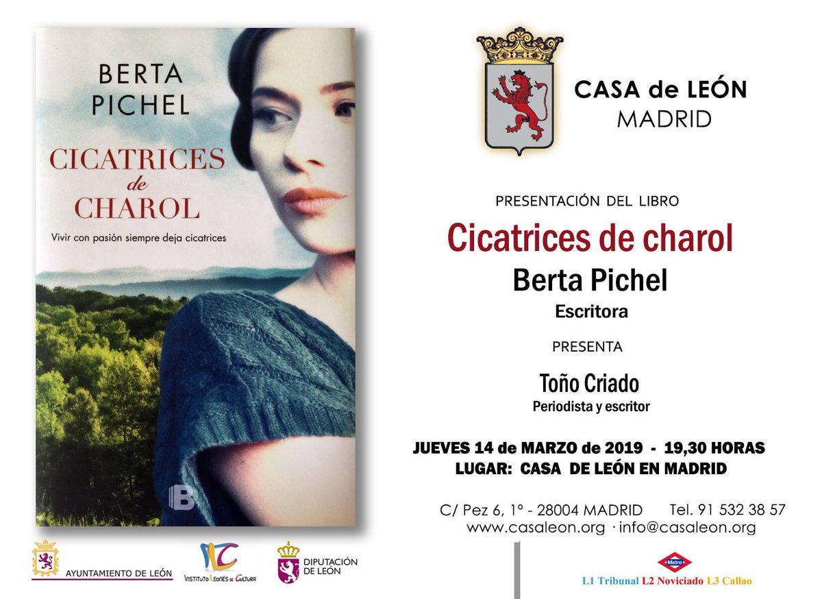 bertapichel's tweet photo. Me concibieron en Madrid. 
Allí pasé los cuatro primeros años de mi vida.
Y allí estaré el 14 de marzo a las 19:30, al lado de Toño Criado al que agradezco, y mucho, la presentación. En nuestra casa, la @CasaLeonMadrid, os espero a todos. https://t.co/xdgr2JjXb7