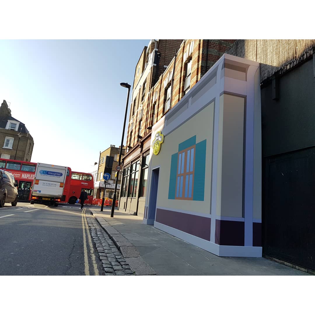 We had a real blast with this one. Media Structures took over the Abbey Tavern pub in Camden to create this, Family Guy’s legendary local pub The Drunken Clam! Start a conversation today at info@mediastructures.co.uk  #mediastructures #pubtakeover #familyguy #thedrunkenclam