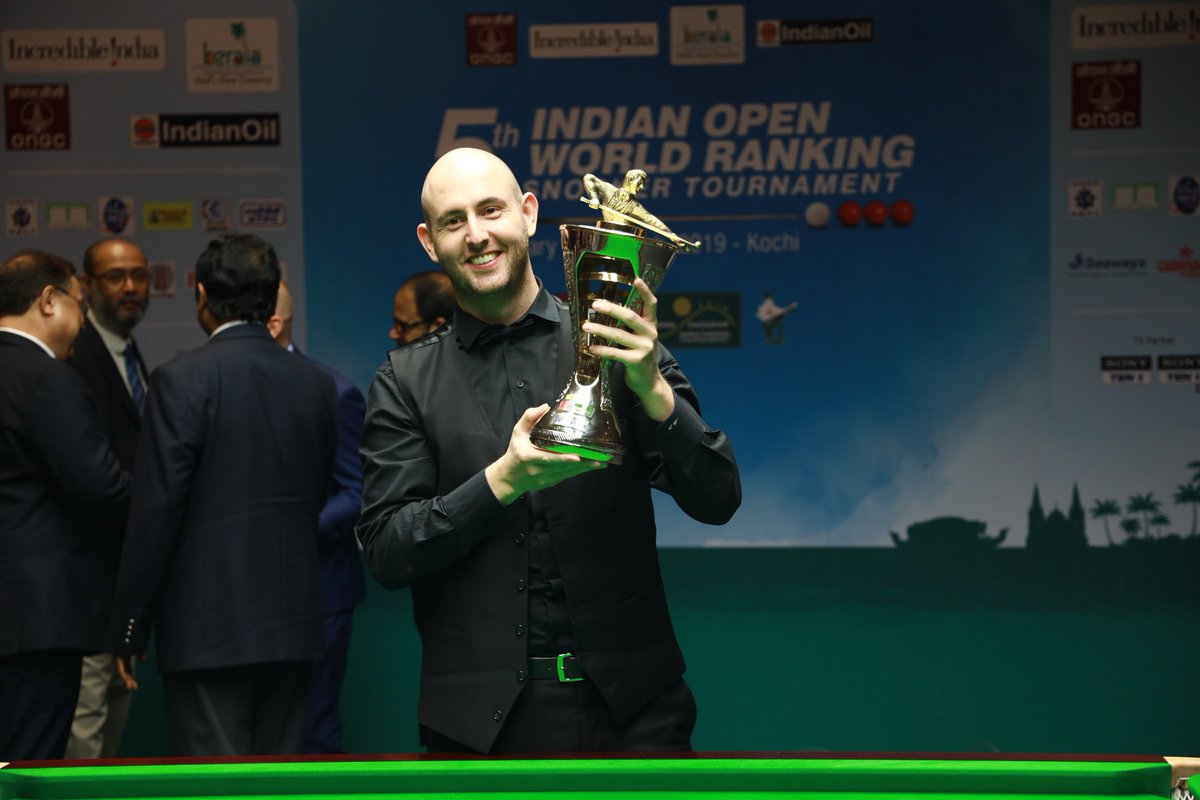 A thrilling 5th edition of the Indian Open Snooker Tournament comes to end as Matthew Selt takes home the trophy as he cruises past China's Lyu Haotian! 

#IndianOpenSnooker2019 #IndianSnooker #WorldSnooker #MatthewSelt
