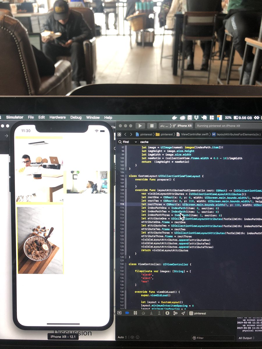 maxcodes1's tweet image. HOLD UP. Before you say it’s all hard coded. That’s exactly what I meant to do.
The approach I’m taking in the #collectionview course im building, is to first show you exactly how custom collectionView flow layouts work!
We refactor this later on in the course to be 100% dynamic.