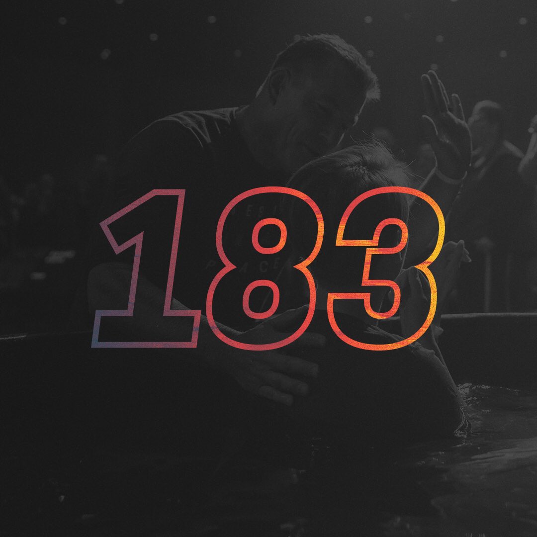We’re celebrating with 183 people across all of our campuses who took their next step in baptism today! 🙌🙌🙌 Every number has a name and every name is a story of God at work. Movements Move! #BeTheMovement