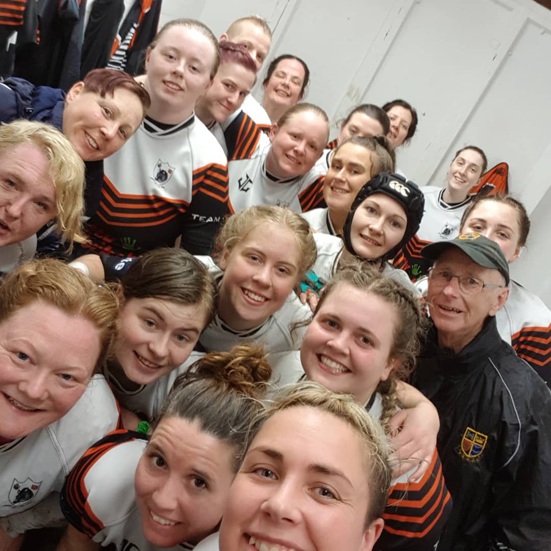 WorkingtonWRUFC's tweet photo. Before vs After possibly the muddiest game ever not the result we wanted Littleborough 27 Finches 20 close game all the way great efforts from both sides in these conditions #upthefinches #muddy #mudfest #muddiest #before #after #ladiesrugby #rugby #thesegirlscan #whatagame https://t.co/rQFoHUYYju