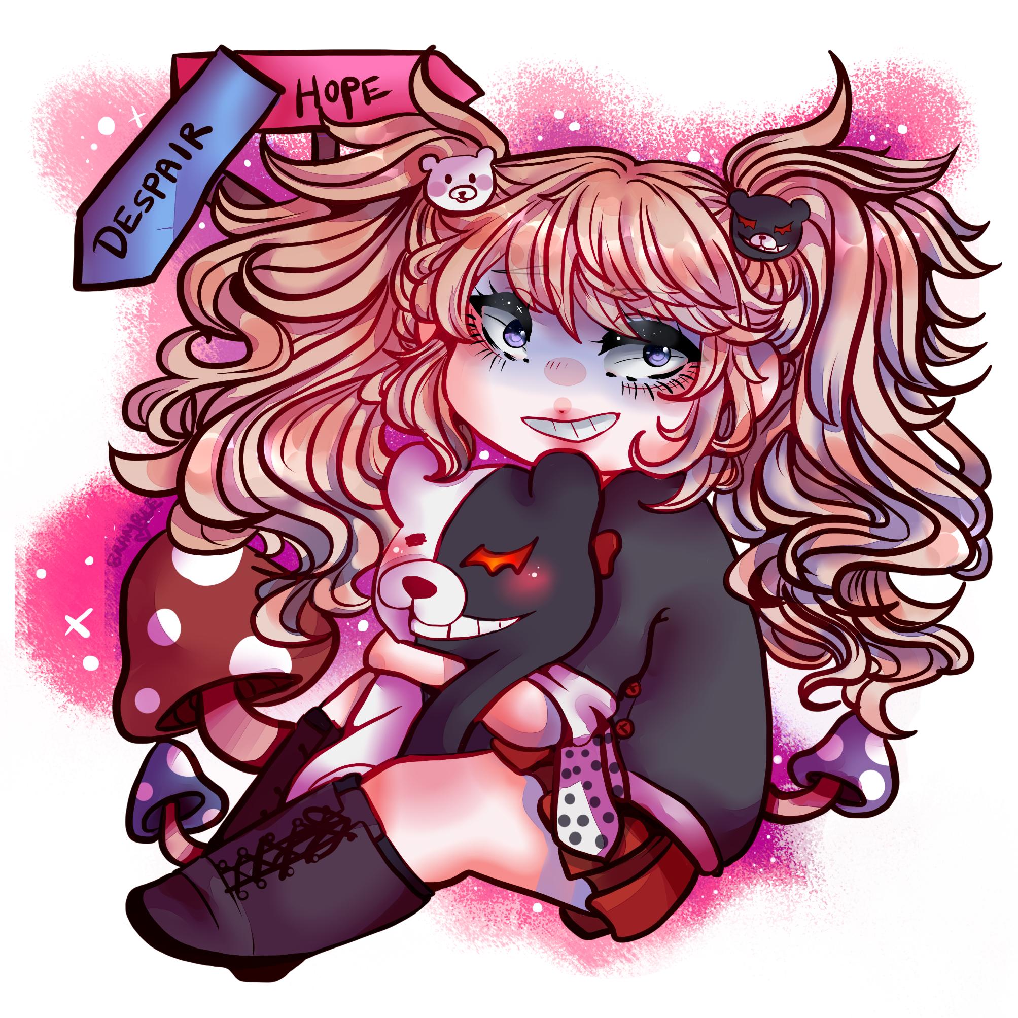 junko fanart ♡

#danganronpa #junko #junkoenoshima #enoshim...