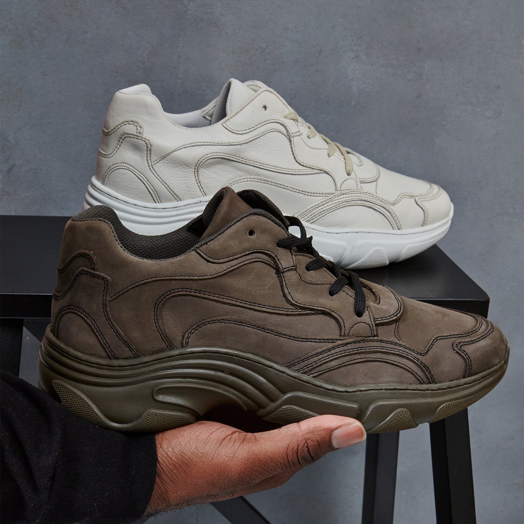 office chunky trainers