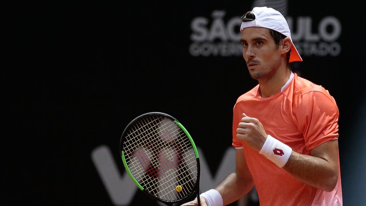 settenisok's tweet photo. ¡Guido #Pella campeón en San Pablo! El argentino derrotó 7-5 y 6-3 al chileno Christian #Garín y se coronó en el #BrasilOpen. Este es su primer titulo #ATP y se dio en su quinta final, con esto subirá al puesto 34°, siendo su mejor ranking ¡Felicitaciones, @guido_pella! https://t.co/PpLPpKH1Ky