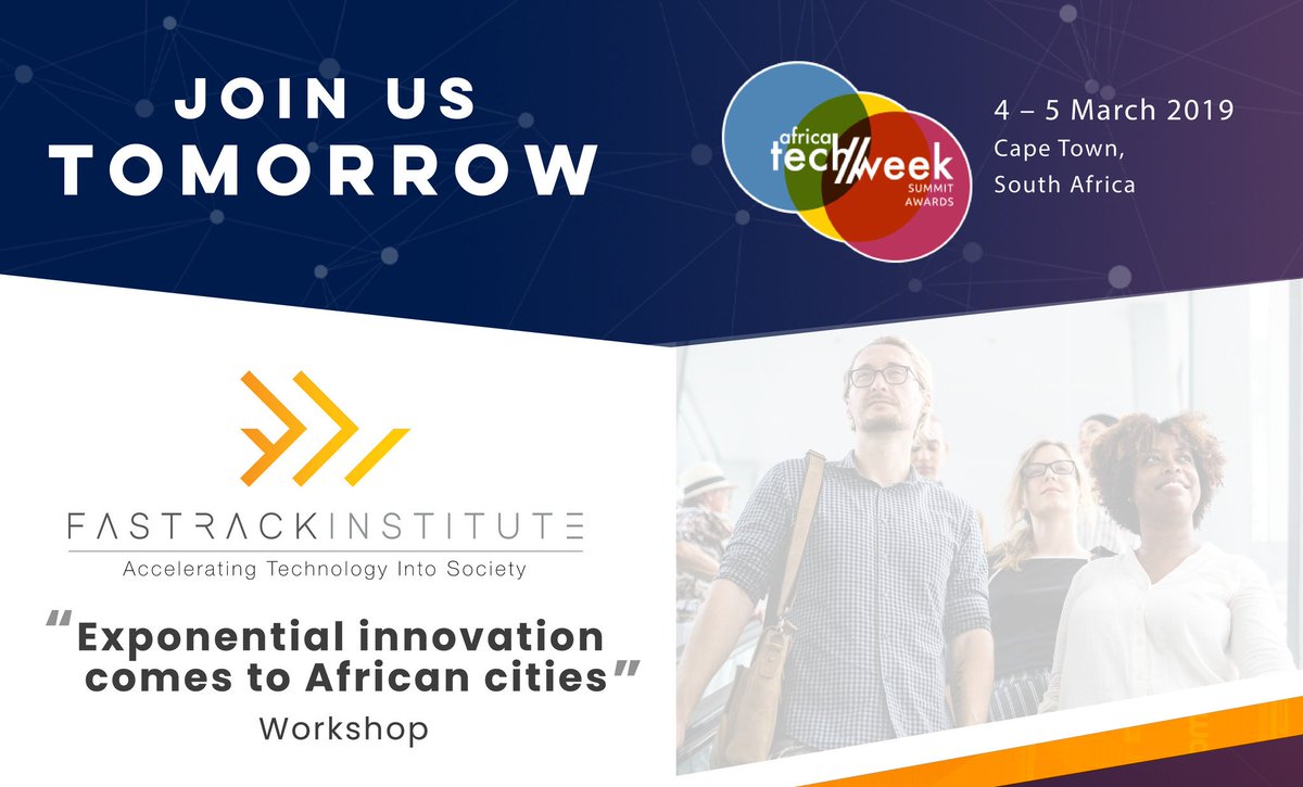 Join us tomorrow at Africa Tech Week, in our workshop "Exponential innovation comes to African cities"

Find more: africatechweek.co.za