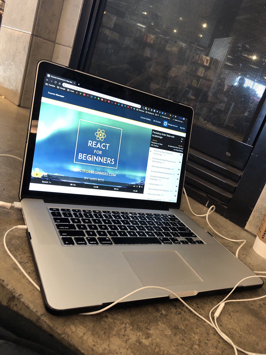 nickhiebert's tweet image. Continuing on #reactforbeginners on this fine Sunday. 10 more lessons to go until I start building some sample apps and start the next course #advancedreact by @wesbos. instagram.com/p/BujreXnBiG_/… #documentdontcreate #webdev #developer #weekendvibes #yyc #calgary