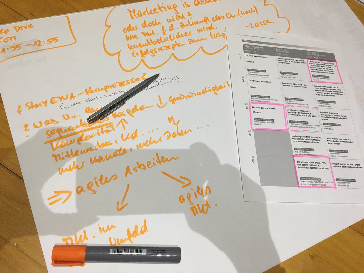 Nagy1AN's tweet photo. Bin gerade am Austüfteln: Deep Dive Workshop auf der Future of Marketing-Konferenz vom 6.-7.3.: #Marketing is dead - oder doch nicht? Treffen wir uns in Stegersbach? #FOM2019 https://t.co/fAqAyDiQj4