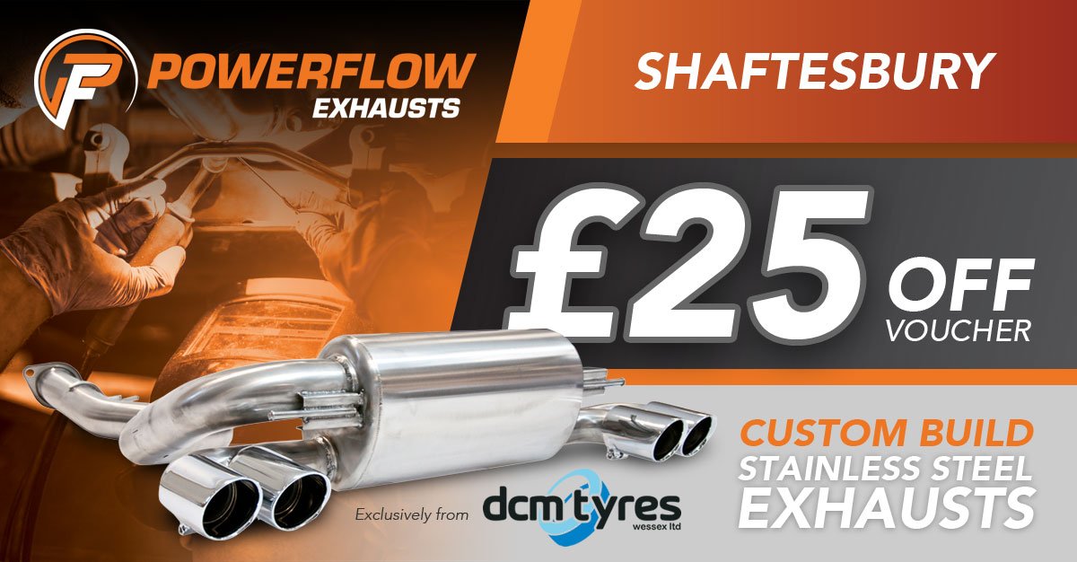 Fancy a Powerflow custom built exhaust built specific for your car? We build stainless steel exhausts for those who love their cars. £25 discount voucher. 

bit.ly/2T5raKk

#dcmtyres #dcmtyreandautocentres #dorset #wiltshire #powerflow #customexhaust