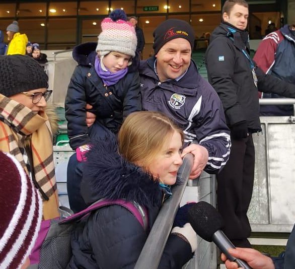 GACSlaughtneil's tweet photo. Rionach Kearney ag caint le TG4 ag Páirc an Chrócaigh inniu. Maith thú Rionach 🇶🇦 https://t.co/WTVWHzhwne