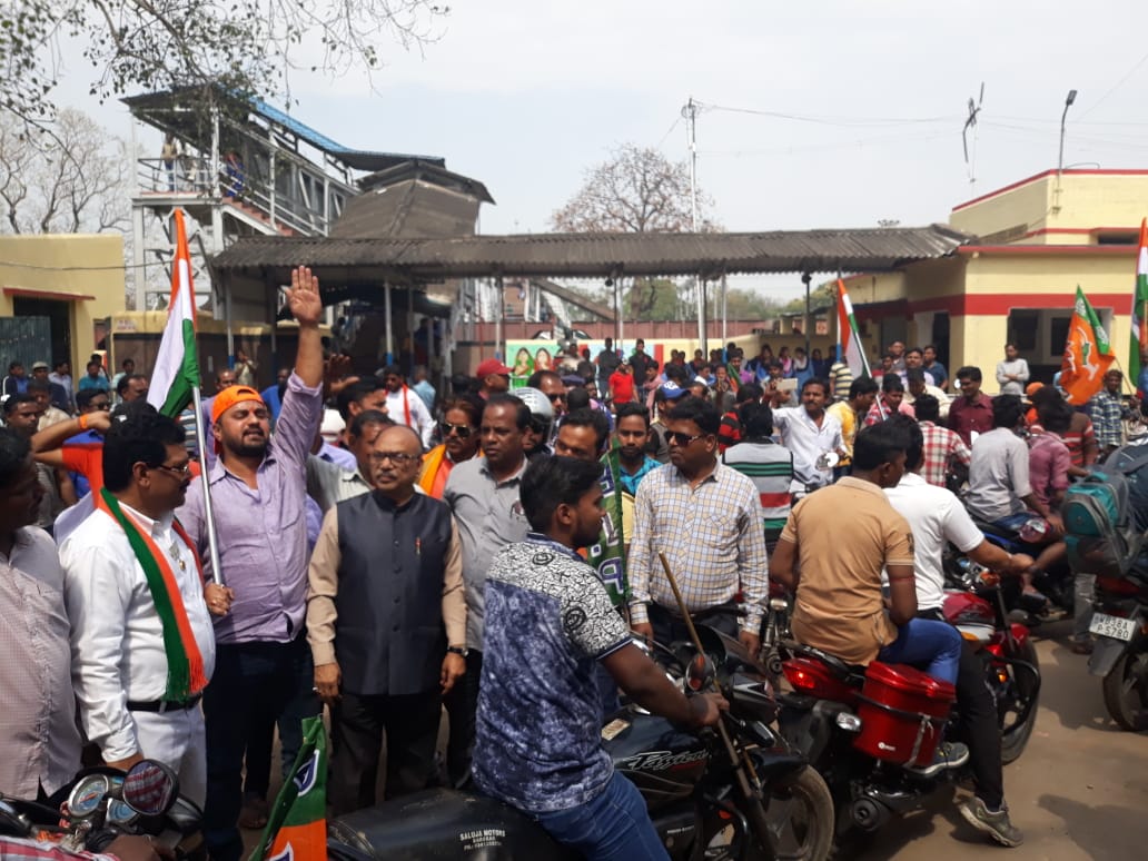 AmitsinghRSS's tweet image. BJP Vijay Sankalp Railly in Kulti. (W.B) @DilipGhoshBJP @SuPriyoBabul @AmitShah @narendramodi