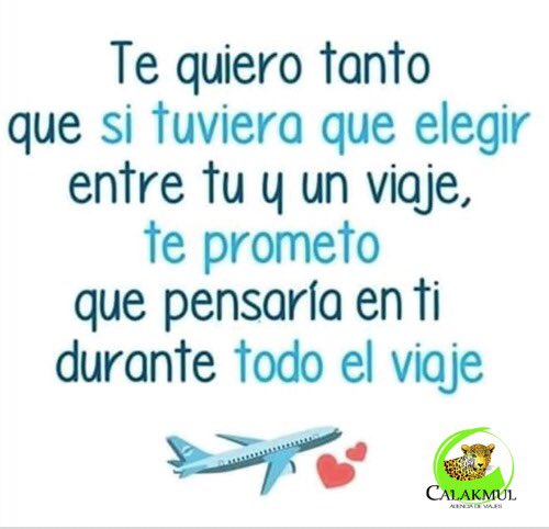 VjsCalakmul's tweet photo. Quien pensando en el amor de su vida❓ 😍✈️ https://t.co/FZtceWojIy
