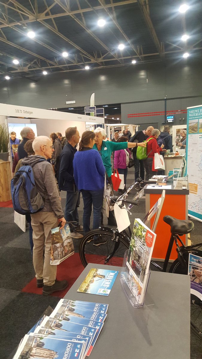 VVVGorinchem's tweet photo. Afgelopen weekend stonden wij op de drukbezochte fiets-en wandelbeurs in de Jaarbeurs in Utrecht. Promotie @MooiGorinchem @iffg #iffg https://t.co/cZ7o9jIAIn