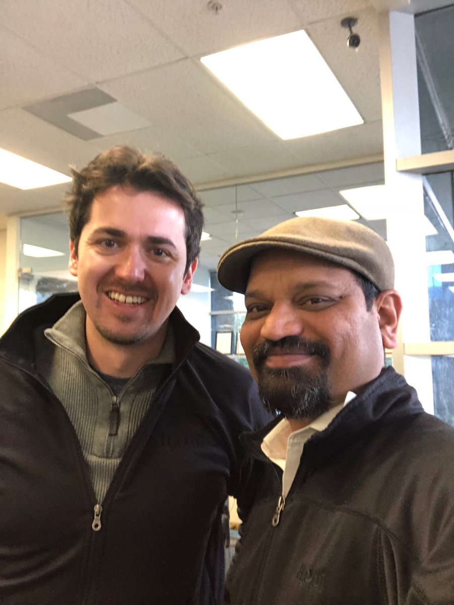 Always fun catching up with #gpu #ecosystem pioneers like <a href="/ToddMostak/">Todd Mostak</a> cc <a href="/OmniSci/">Heavy</a> <a href="/h2oai/">H2O.ai</a> <a href="/NvidiaAI/">NVIDIA AI</a> #opensource