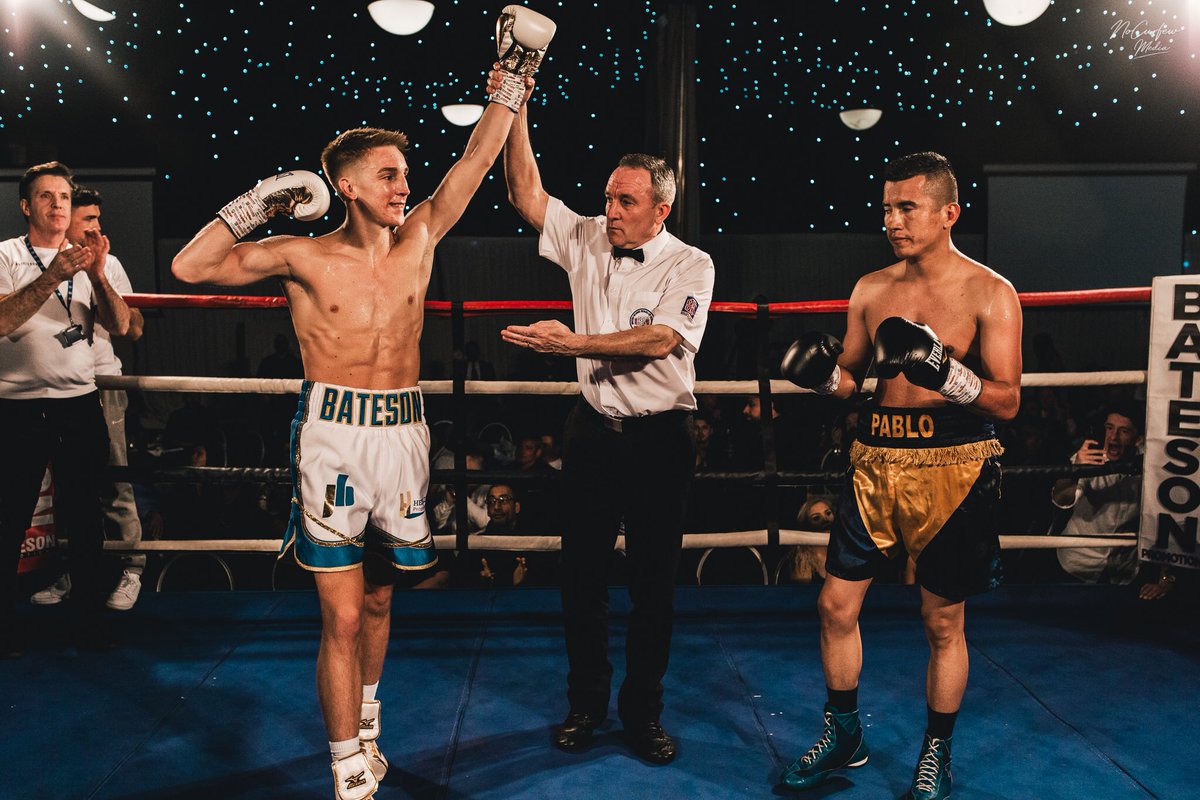 JackBateson94's tweet photo. 9-0π₯ 1st Round TKO
.
Thank you everyone for your messages and to those who came out to support me and the team last night. Another top night and a brilliant weekend to be Leeds.
This year itβs all about the come up! π
#TeamBateson
#ALAW
.
πΈ @nocurfewmedia https://t.co/J3e48nHJzr