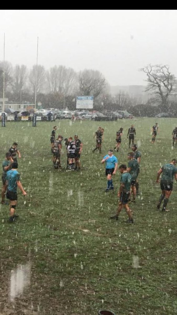 MaynoothRugby's tweet photo. Led by two of our first years Shane Purcell &amp; Pat Howley - the Wild West lads, our @mubarnhallrfc under 20s had a superb result in miserable conditions today beating Old Belvedere 26-5 with a try bonus point in @LeinsterBranch Premier 1. #ThePrideThePassionTheBlue https://t.co/2xxhFM4sh2