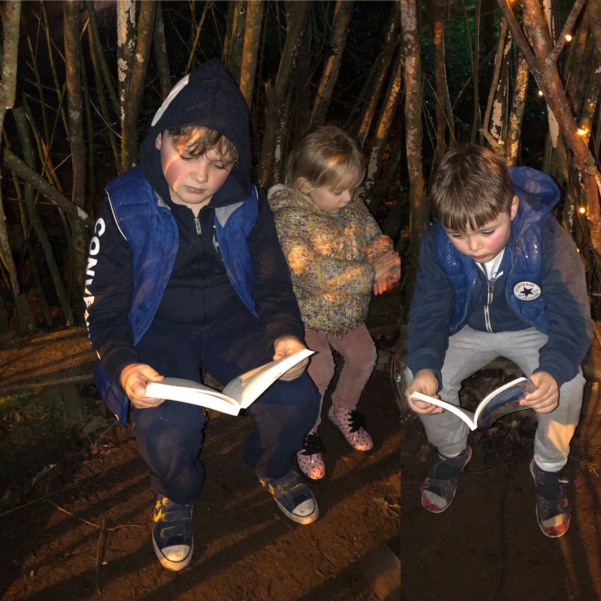 CookCardiff's tweet photo. Boys enjoying a little reading in the Enchanted Wood #roathreading @roathparkprm https://t.co/Cd8y0uVxWp
