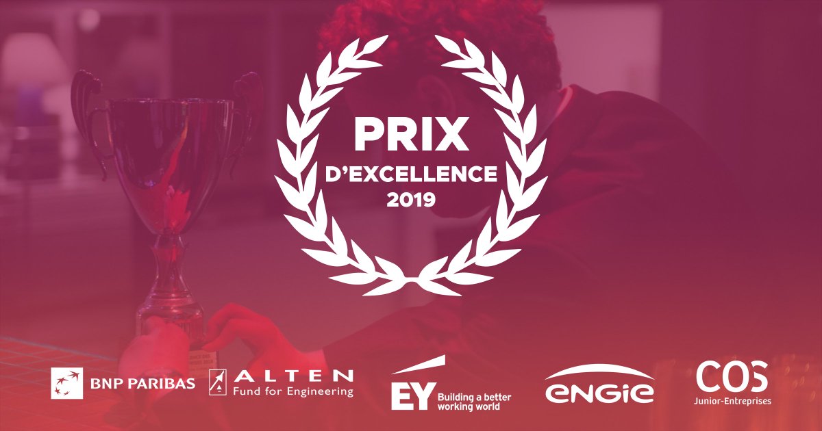 Il reste moins de 3 heures aux 30 Meilleures #JuniorEntreprises de France pour finaliser leur roadmap pour le Prix d'Excellence 2019 🏆
Qui succèdera à <a href="/EJE_ENSAE/">ENSAE Junior Études</a> ?
Réponse le samedi 11 mai lors du 100ème Congrès National des Junior-Entreprises !
#WeAreJE #CNE19 #PE19