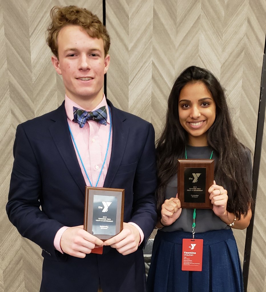 wcsPHSkd's tweet photo. 2019 Youth in Government award from Page High School:  Brock Hinkle and Yasmine Chauhan for Outstanding Bill https://t.co/6mUAHjSMSo