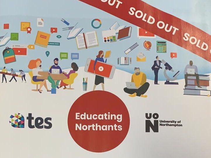 EduNorthants's tweet photo. After a ticket? We’re so sorry but we sold out months ago. 600 educators plus a waiting list (that we’ve now closed)! On the day, you’ll be able to follow all the #EducatingNorthants action on our twitter, Facebook and LinkedIn accounts - and our website. https://t.co/1BWDdcg3wG