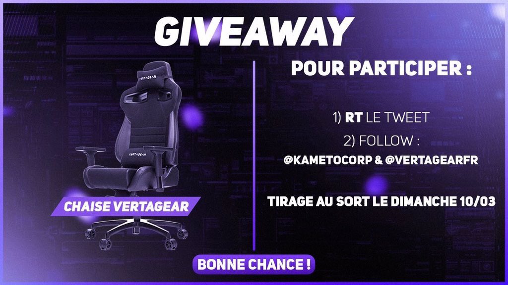 CONCOURS À L’OCCASION DE LA RADIO SEXE SPÉCIALE IRL ! 🔥
Pour participer au concours : 
1. RT le tweet 
2. Follow <a href="/KametoCorp/">KametoTV</a> et <a href="/VertagearFR/">Vertagear France🇫🇷</a>

Résultat le 10 mars 2019 🕺