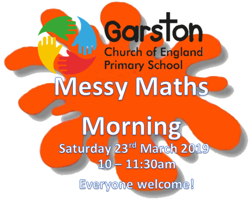 MrPowerREMAT's tweet photo. After the huge success of last year's event, as well as this year's #MessyScienceMorning, everyone @GarstonCE is really looking forward to #MessyMathsMorning which is taking place in our School Hall on Saturday 23rd March from 10 - 11:30am. Everyone is welcome! https://t.co/Ww4GTQpr9V