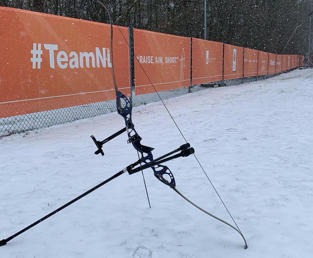 HOYTARCHERYInc's tweet image. 😱did anyone shoot in the snow this year?
Photo // Steve Wijler 
#GetSeriousGetHoyt #FormulaX #CarbonVelos