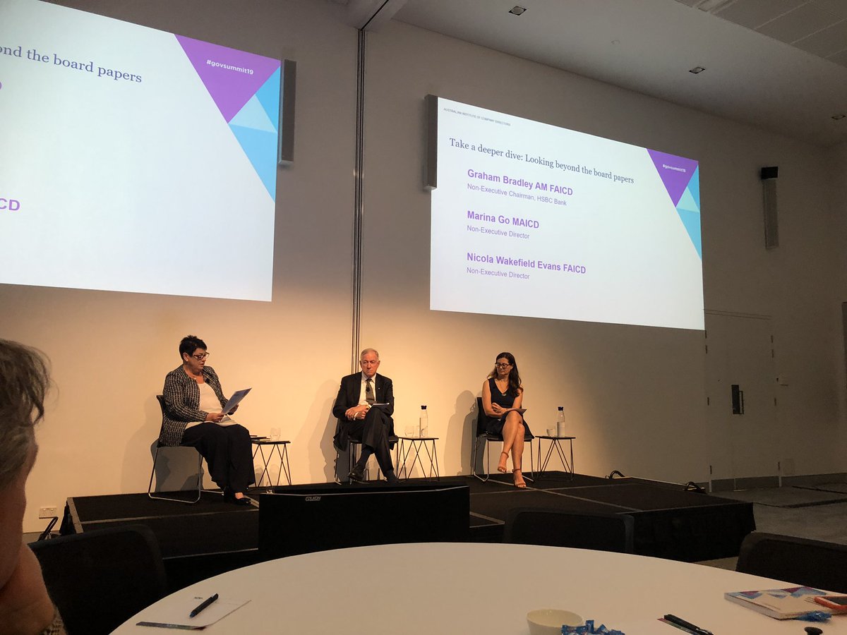 MonBLeaves's tweet photo. No #Manels at #GovSummit19 Bravo @AICDirectors #divisity in action @NarelleHooper @SusanForrester5 @sammostyn @pacificann1231 https://t.co/chr8eTbxMc