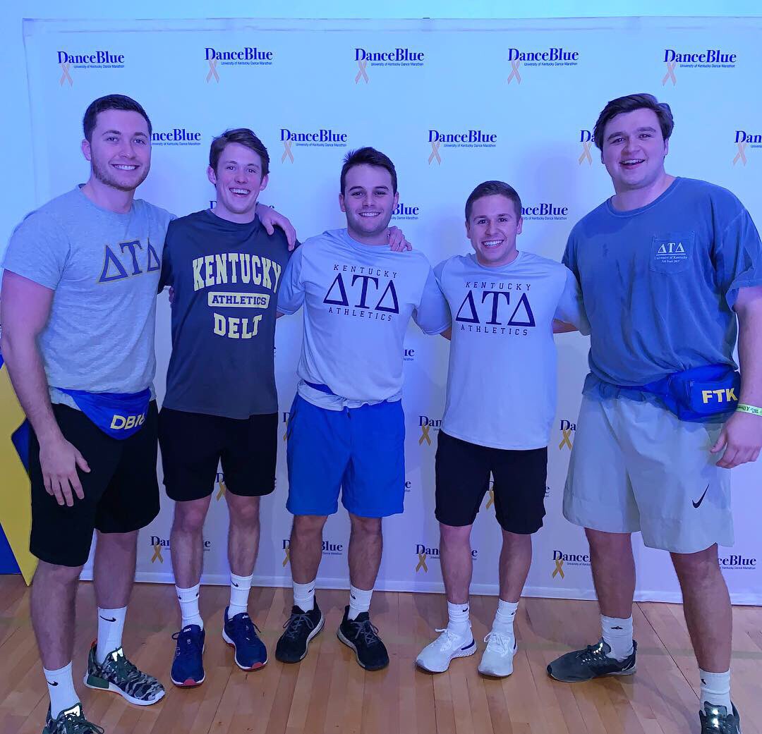 Shoutout to our five guys who represented Delt in Dance Blue 2019. The university raised $1.88 million for the fight against childhood cancer!  #FTK #DB19